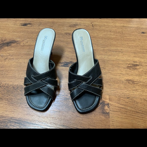 BRAND NEW black strappy heels - Picture 2 of 4